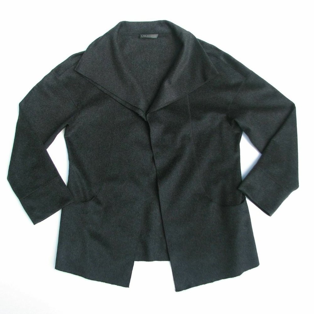 LAN JAENICKE Mornington Gray Cashmere Jacket